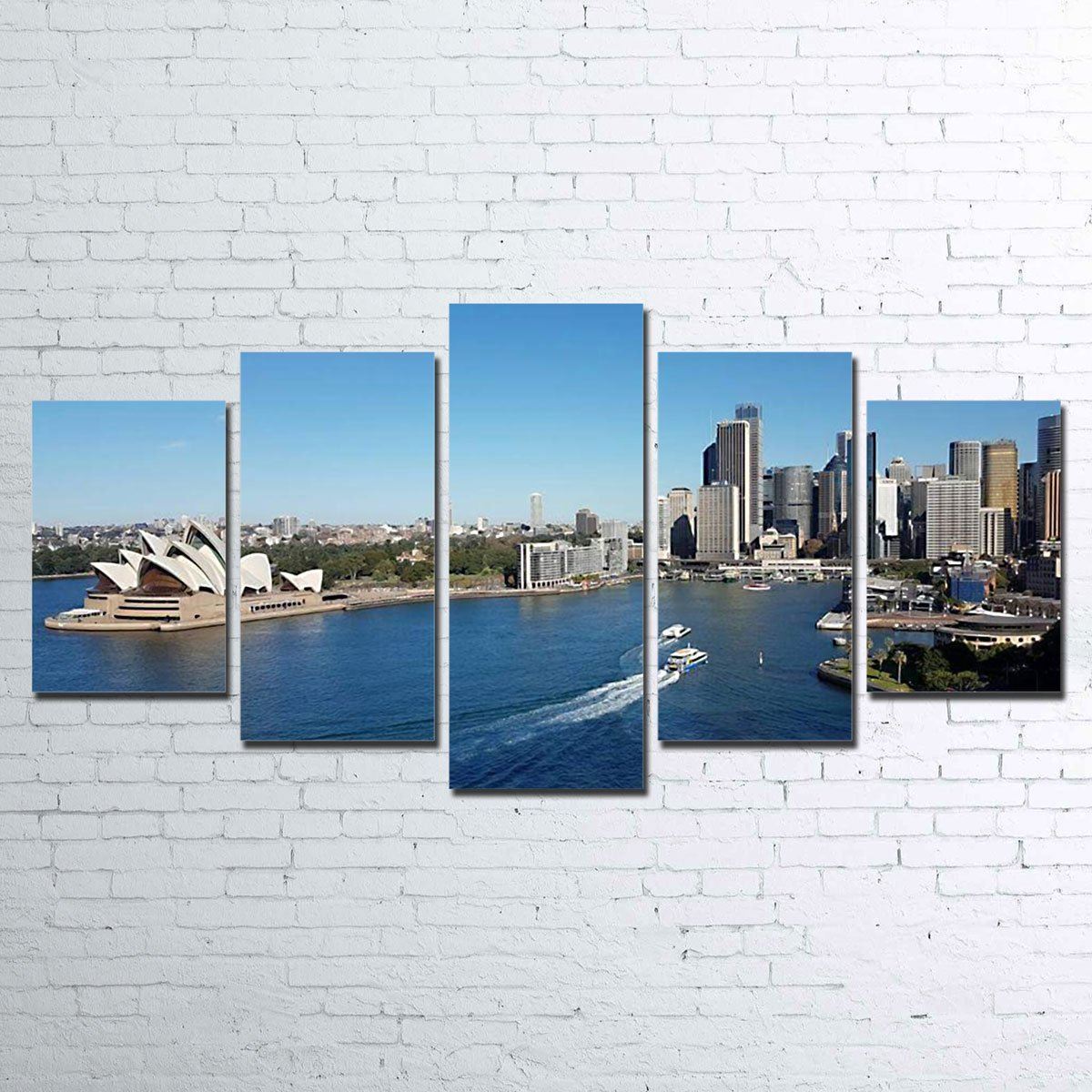 Exquisite Sydney 5 Piece Wall Art Set - Ideal for Home Decor
