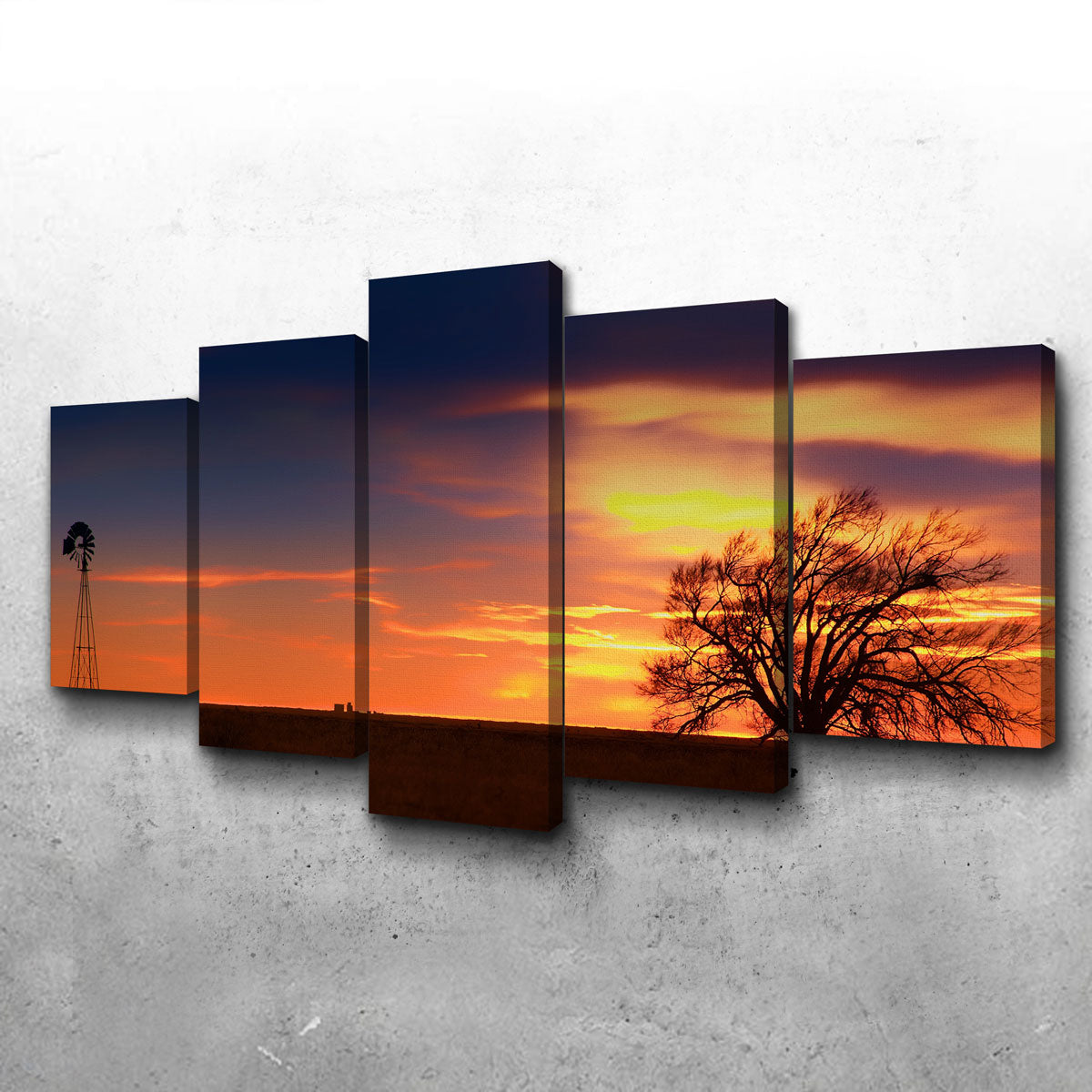Stunning West Texas Sunset Wall Art for Your Home Decor