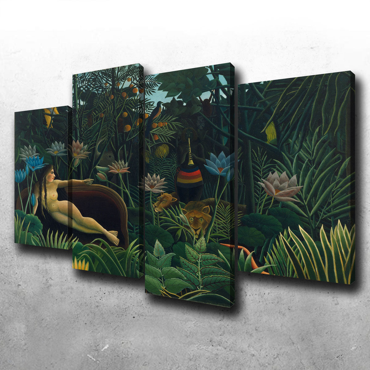 Exquisite Le Rêve Wall Art by Henri Rousseau