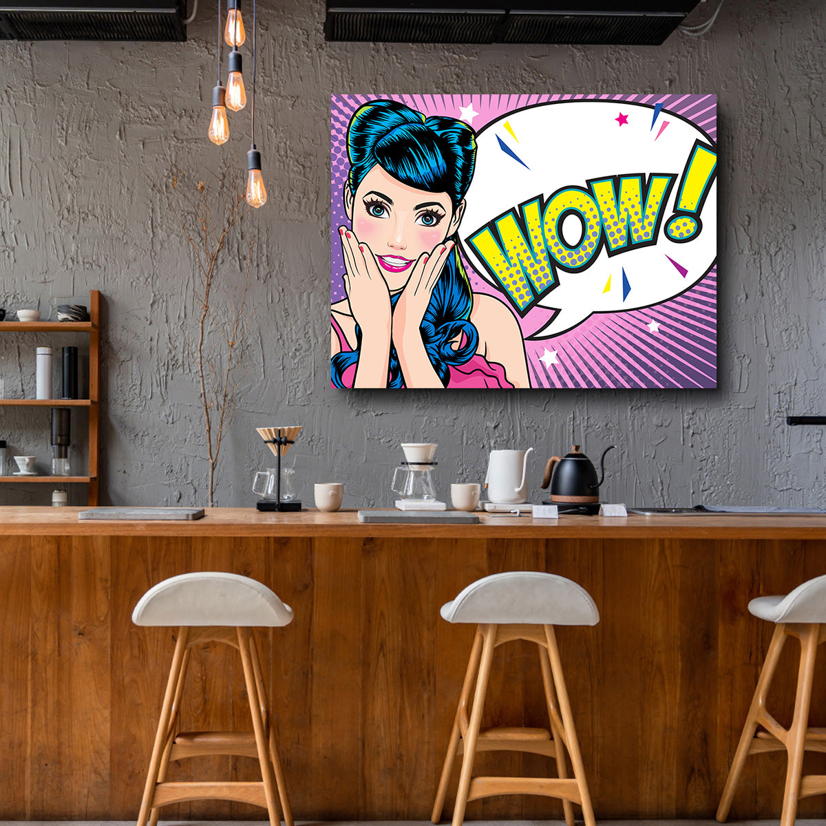 Stunning Wow Wall Art - Ideal for Home Decor