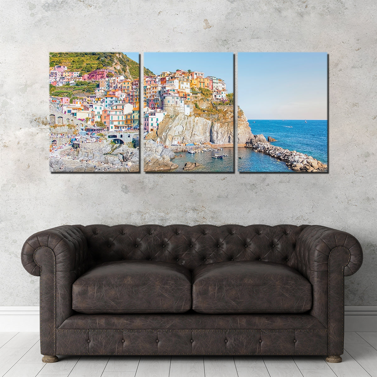 Exquisite Manarola Wall Art by Manjik Pictures