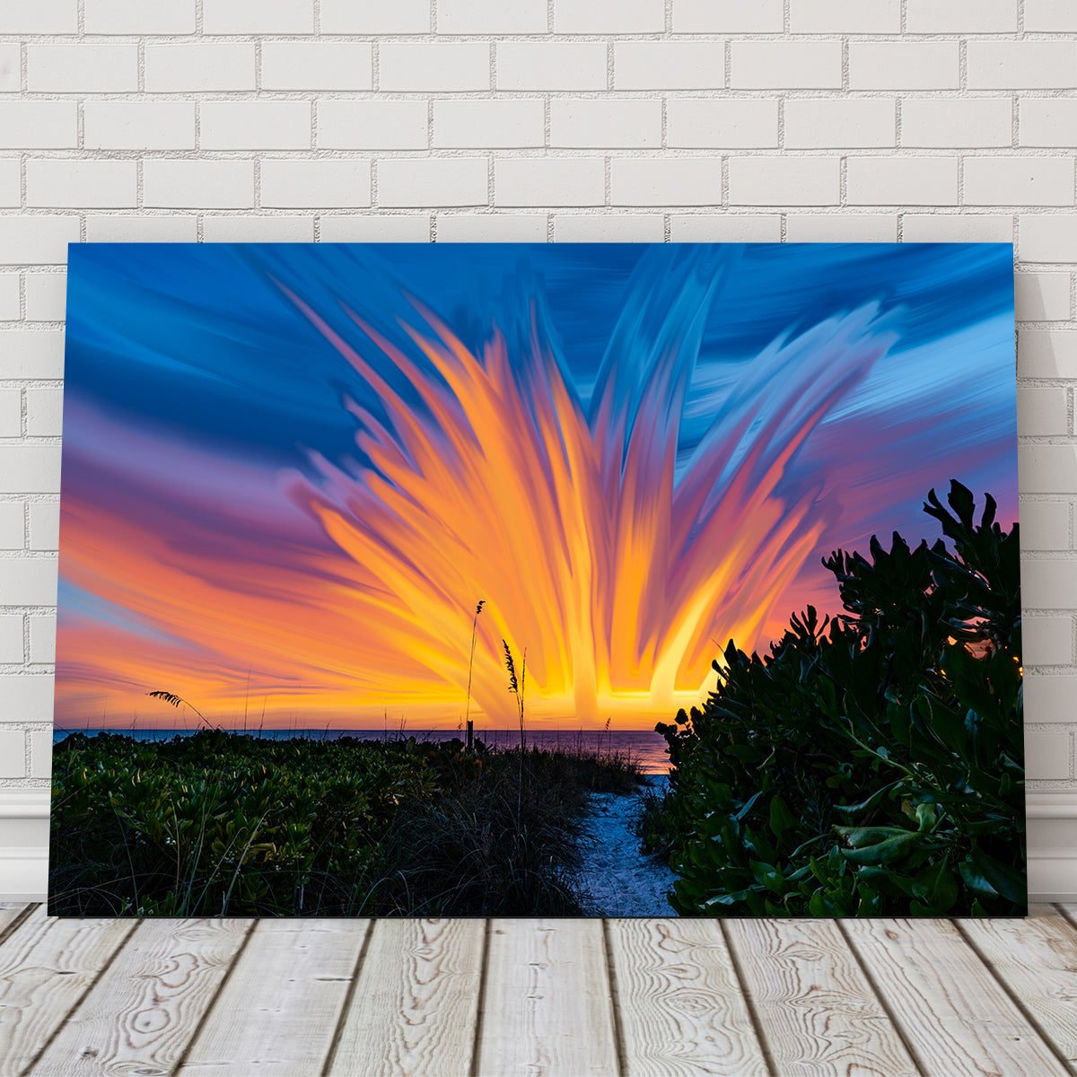 Stunning Fire Sky Wall Art by Eileen Rollin