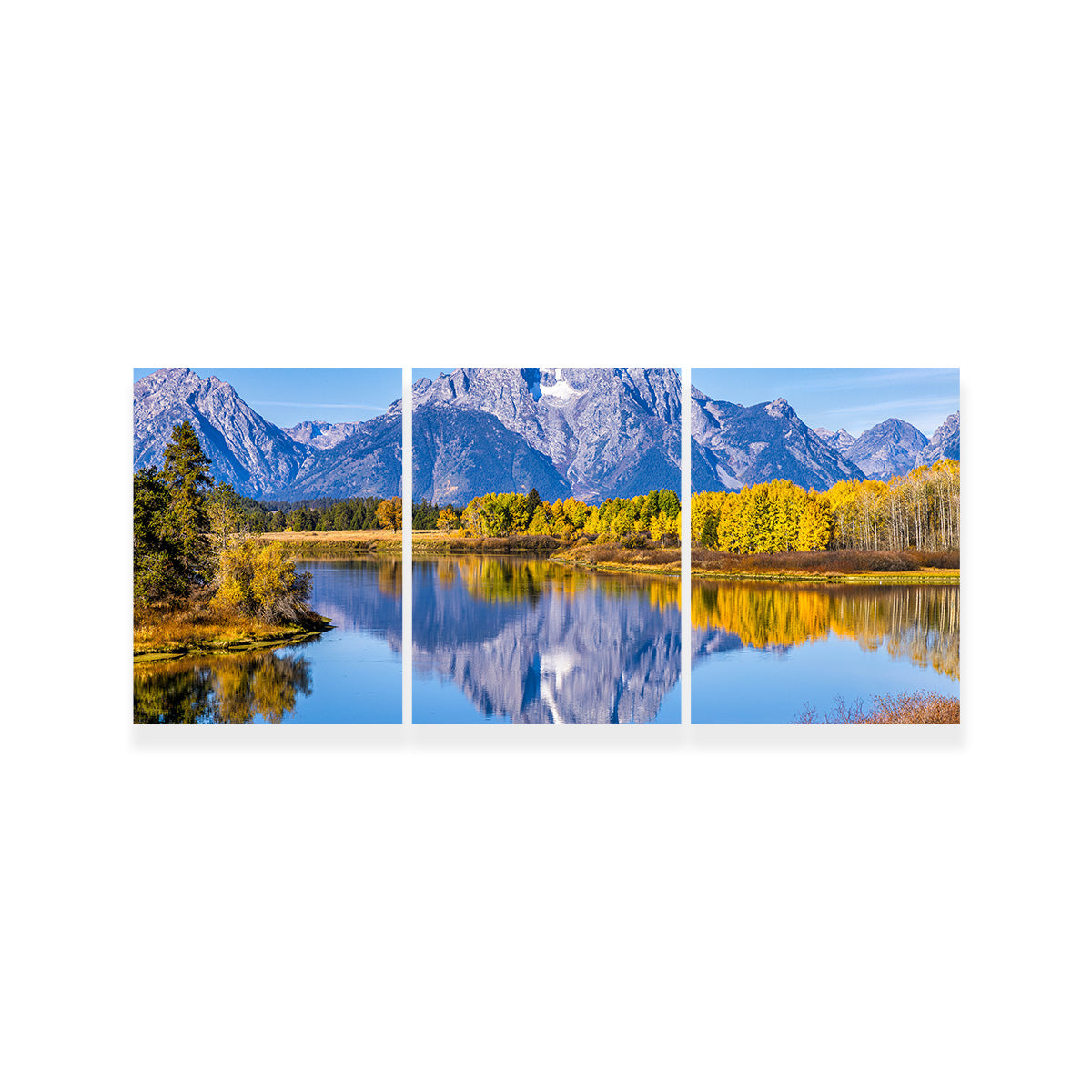 Stunning Mount Moran and Reflections Wall Art for Home Decor