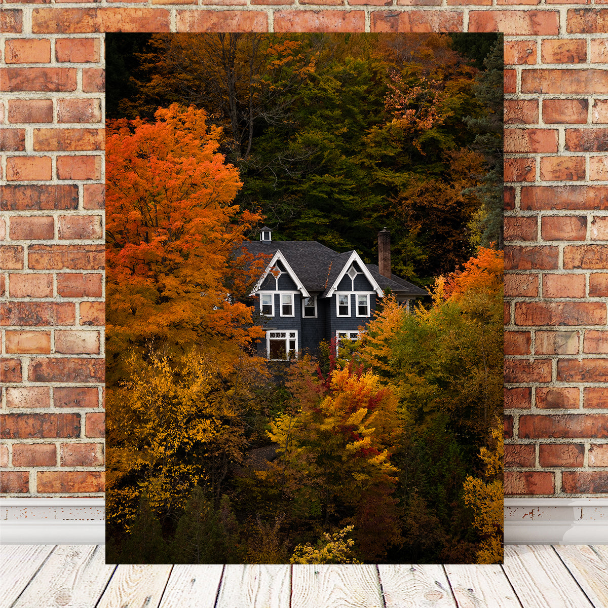 Stunning Fall Getaway Wall Art by Dennis Maida