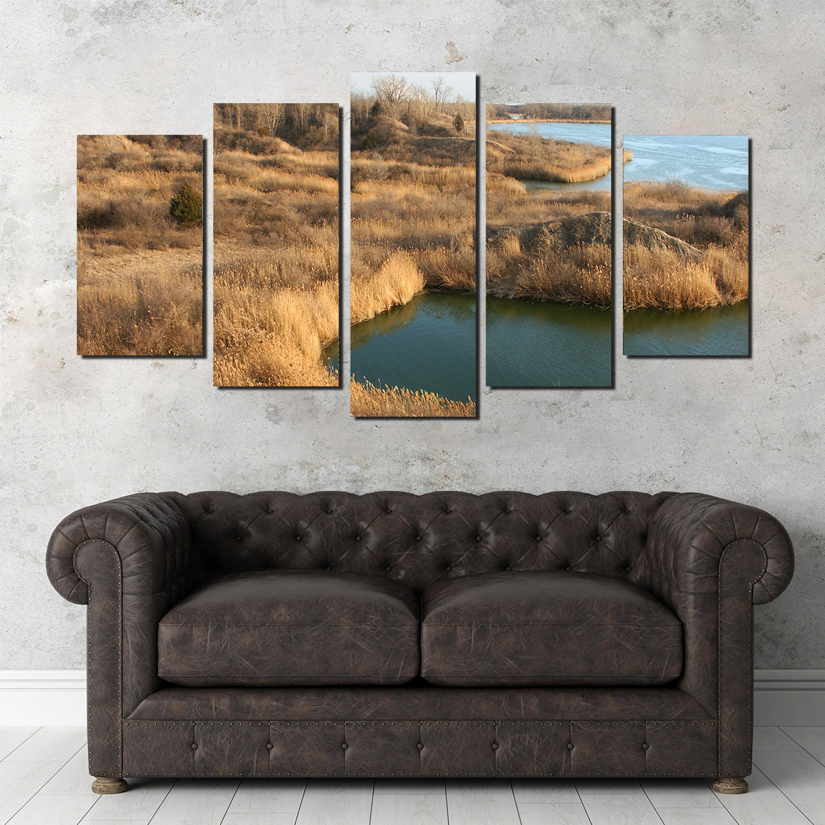 Stunning Mazonia Braidwood State Fish and Wildlife Area Wall Art - Sustainable Pine Frame Canvas
