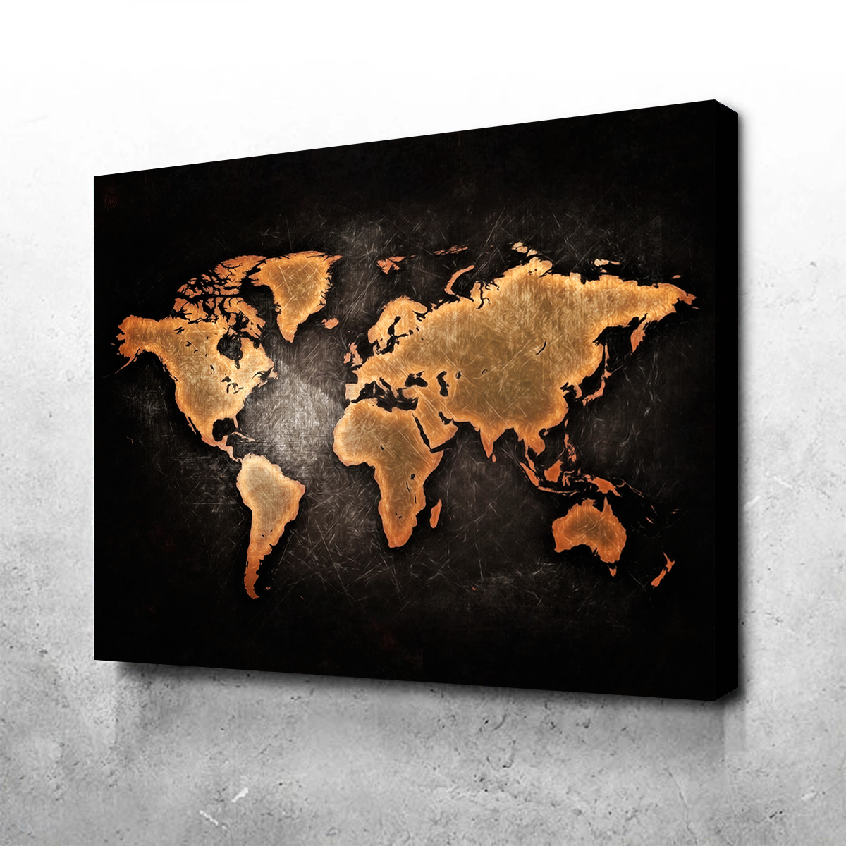 Exquisite World Map Wall Art for Stunning Home Decor