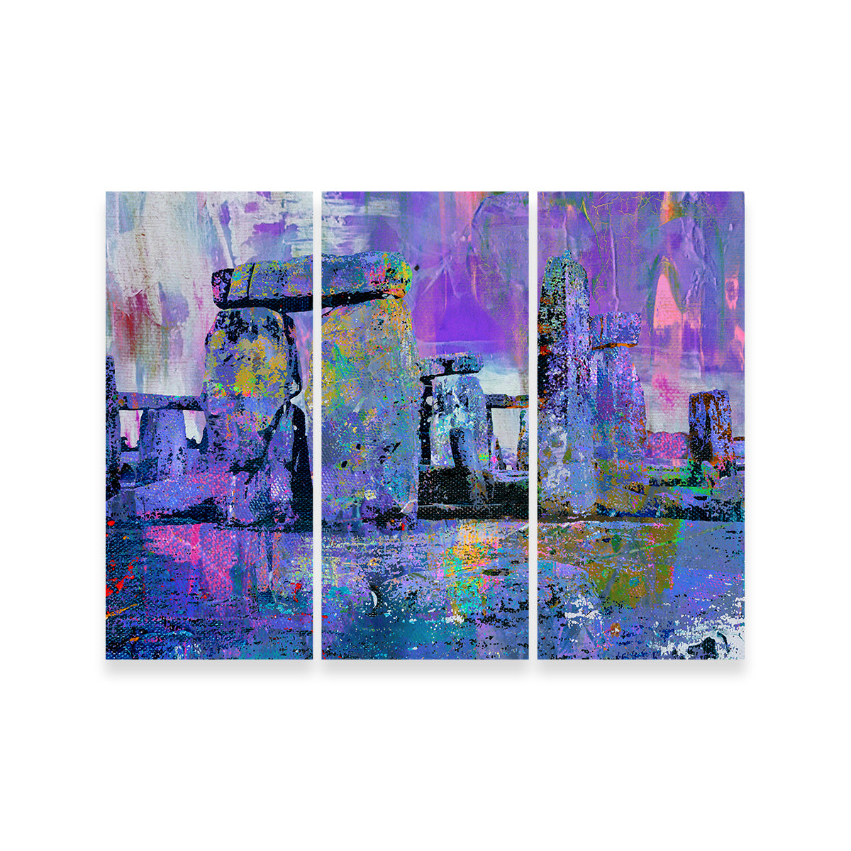 Exquisite Stonehenge Abstract Wall Art by Stephen Chambers