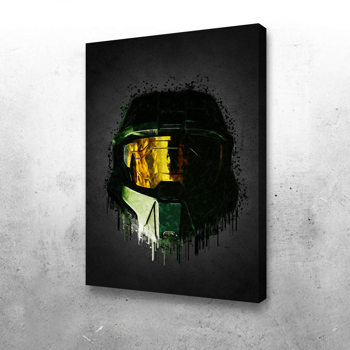 Stunning Master Chief Portrait Wall Art by Gab Fernando