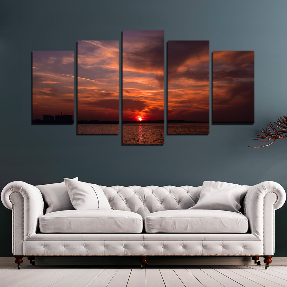 Stunning Bucharest Sunset 1 Wall Art for a Captivating Home Decor
