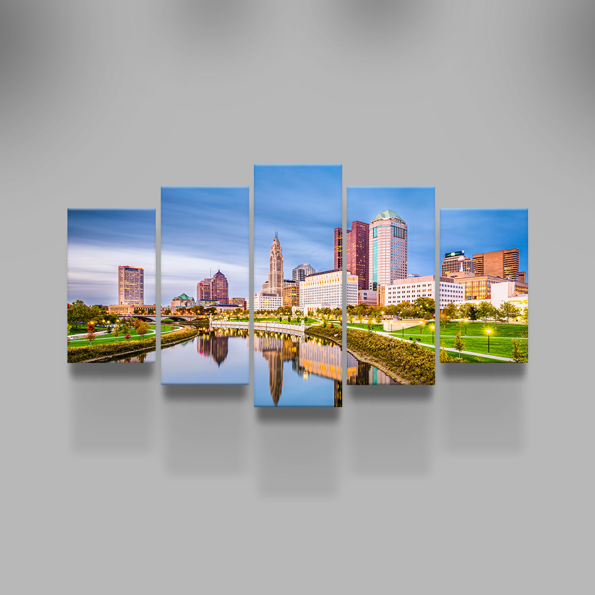 Stunning Columbus Ohio Skyline Wall Art for Home Decor