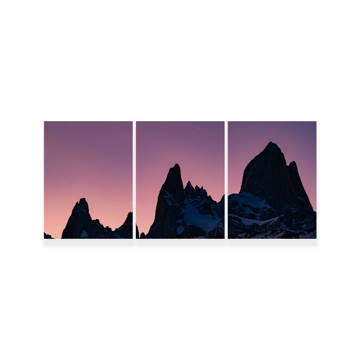Cosmic Conjunction - Los Glaciares: Stunning Artwork on Museum-Quality Canvas