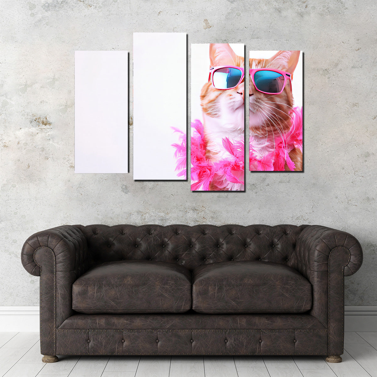 Stylish Cool Cat Wall Art for Home Decor
