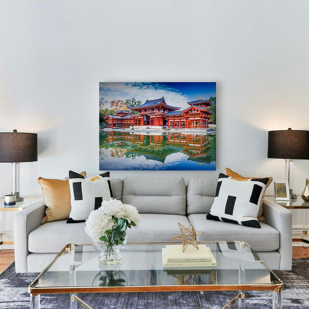 Exquisite Byodo - in Temple Canvas Print