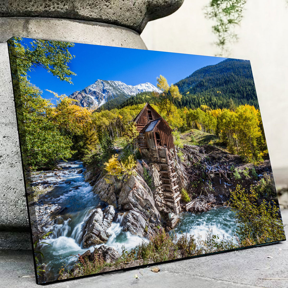Exquisite Crystal Mill Wall Art - Museum-Quality Canvas Print