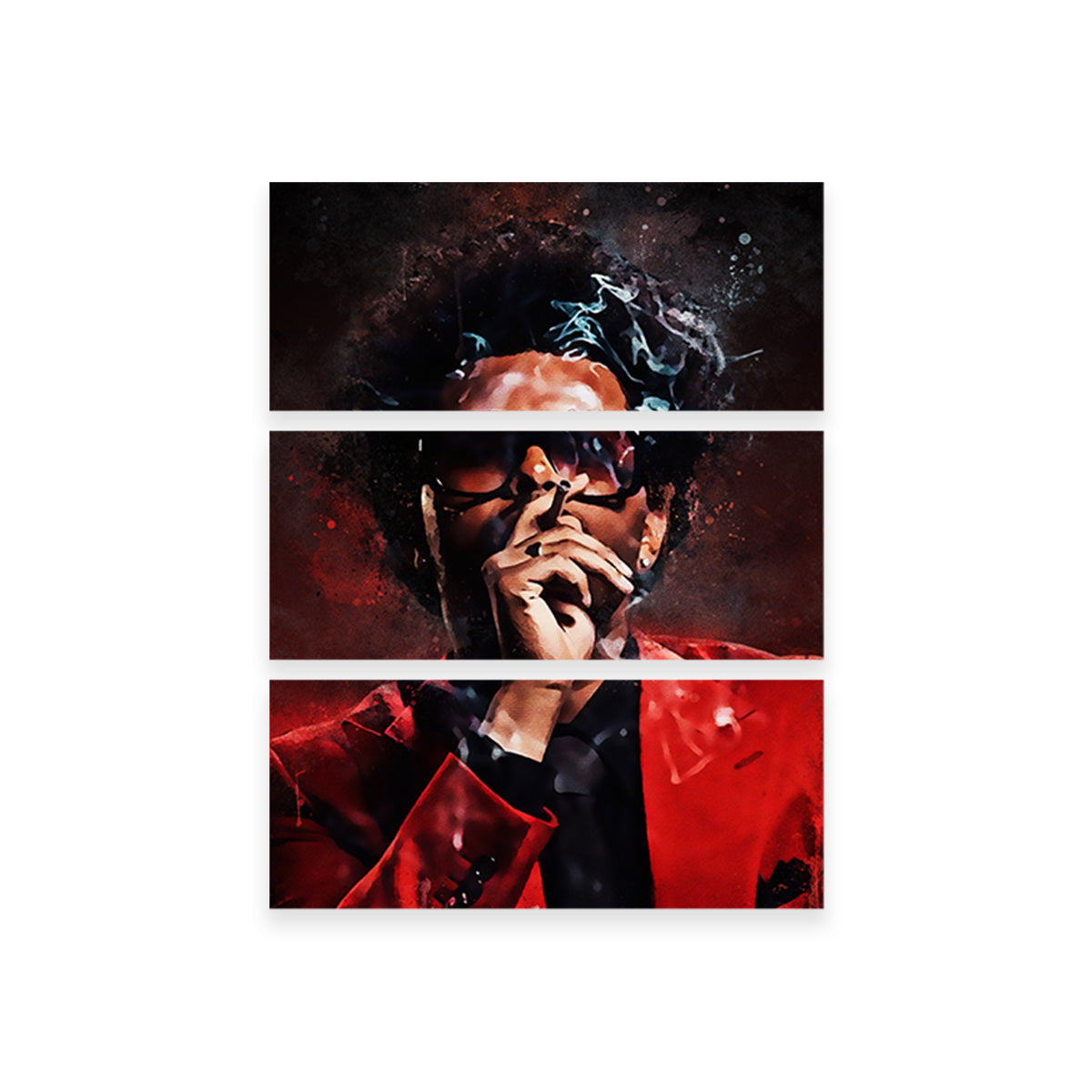 Exclusive The Weeknd Painting - Museum-Quality Artwork