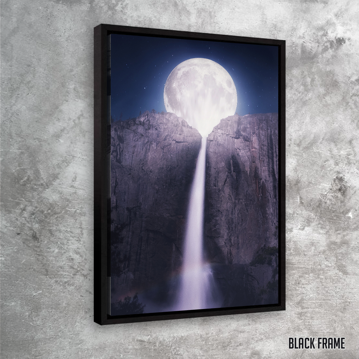 Stunning Moonfall Wall Art by Ibrahim Saifee