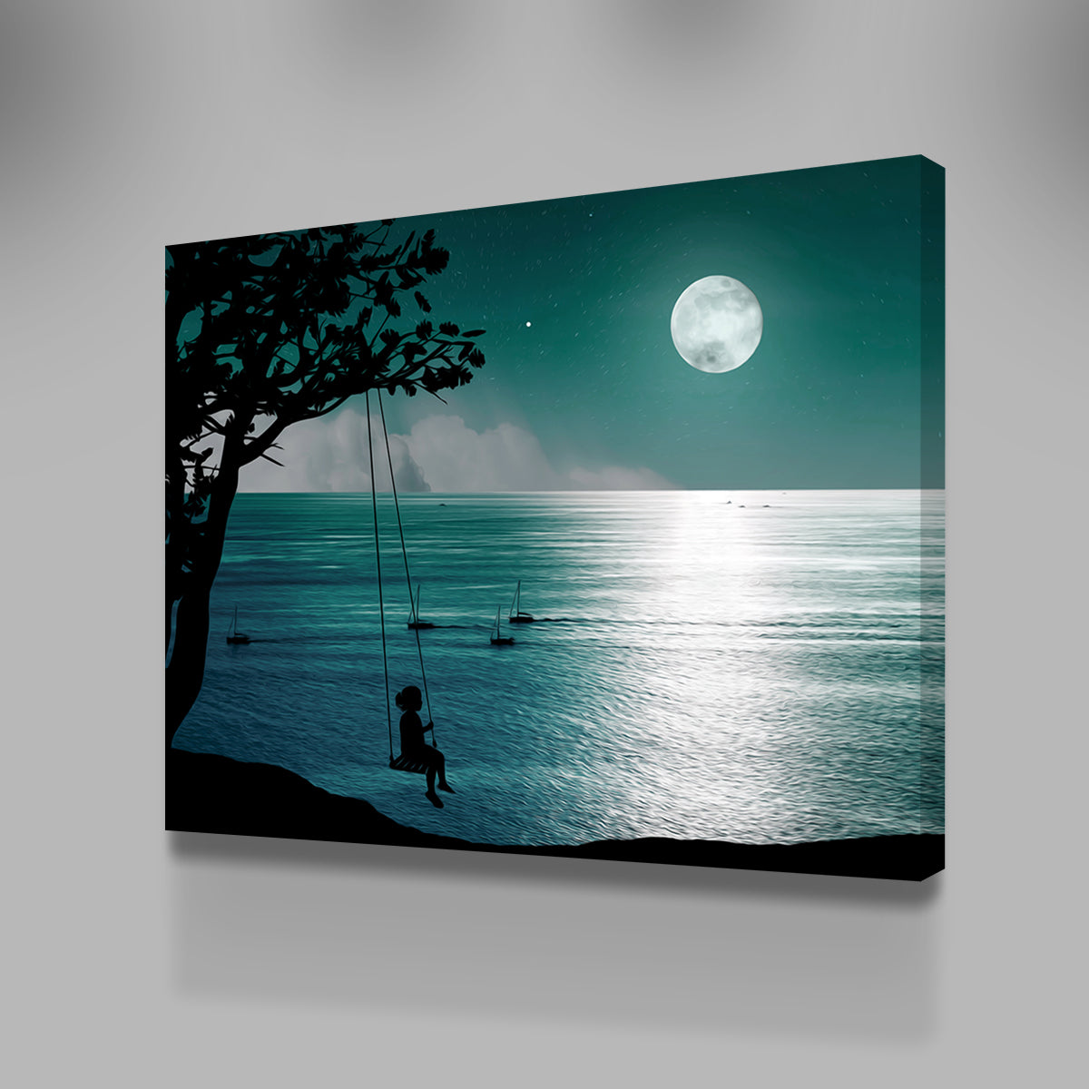 Enchanting Feelings in the Night Wall Art by George Sorin
