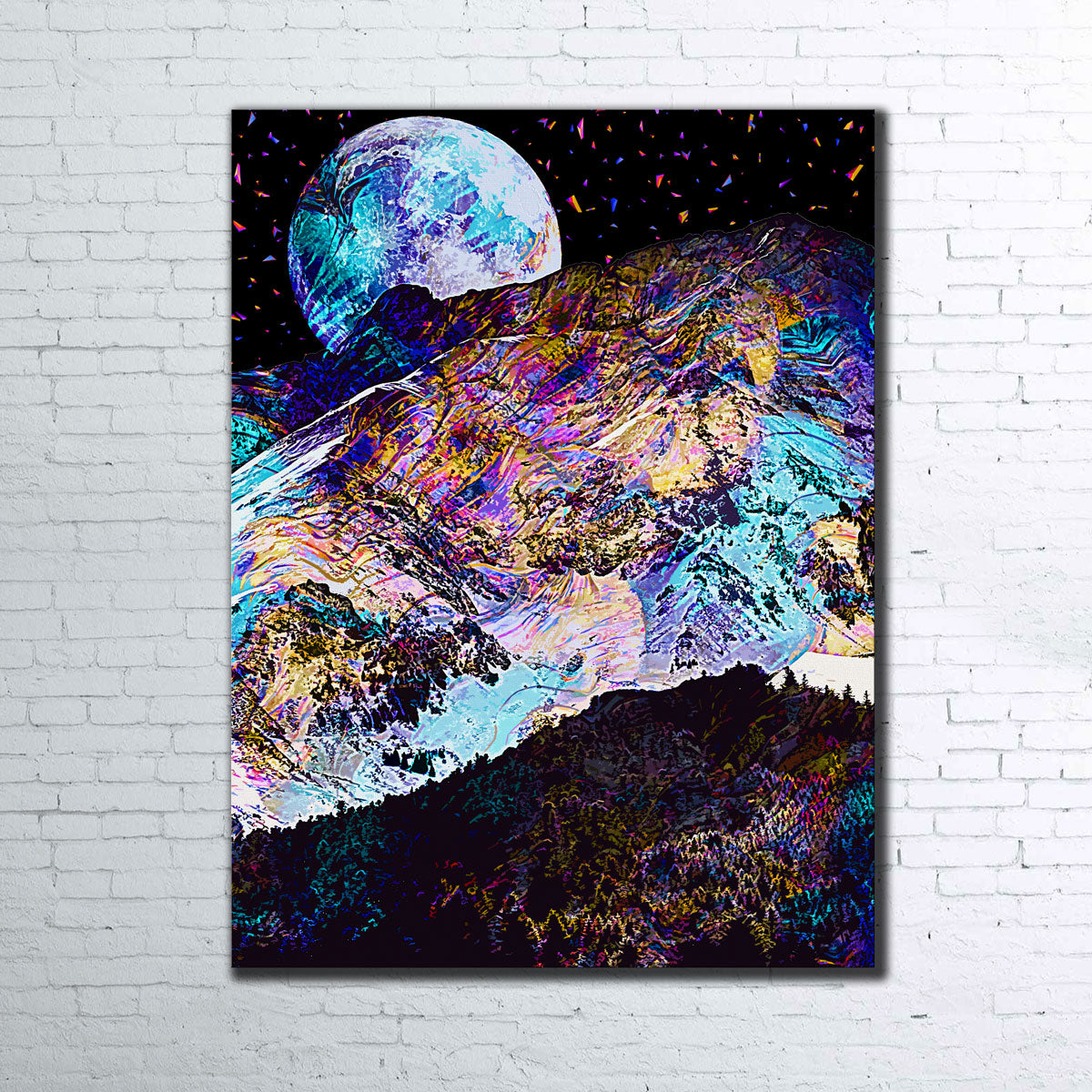 Stunning Moonscape 12 Wall Art by Gab Fernando