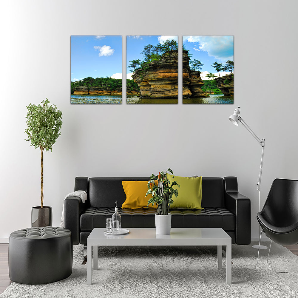 Exquisite Wisconsin Dells Sandstone Formation Wall Art for Stunning Home Decor