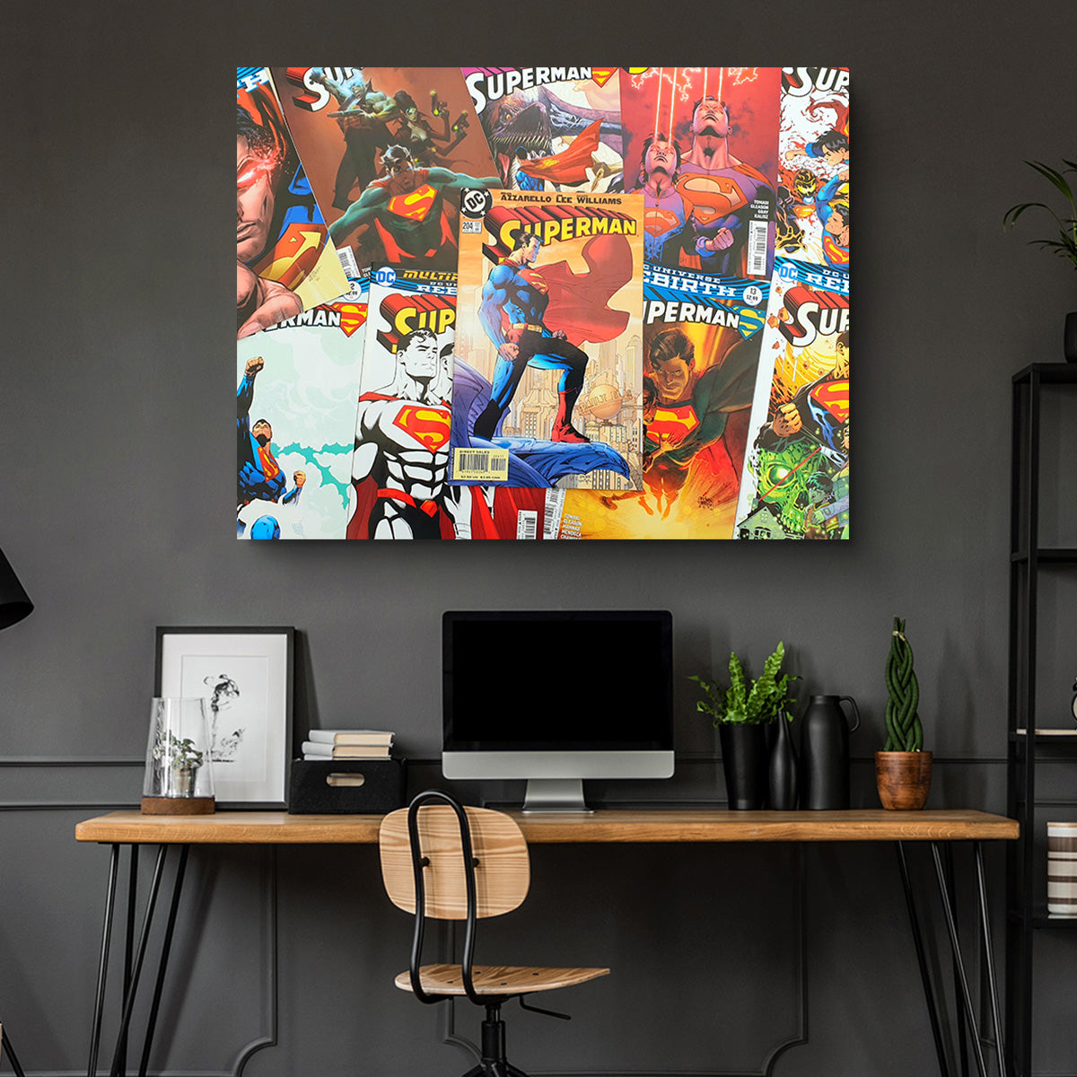 Stunning Superman Comic Books Wall Art for Your Home Decor