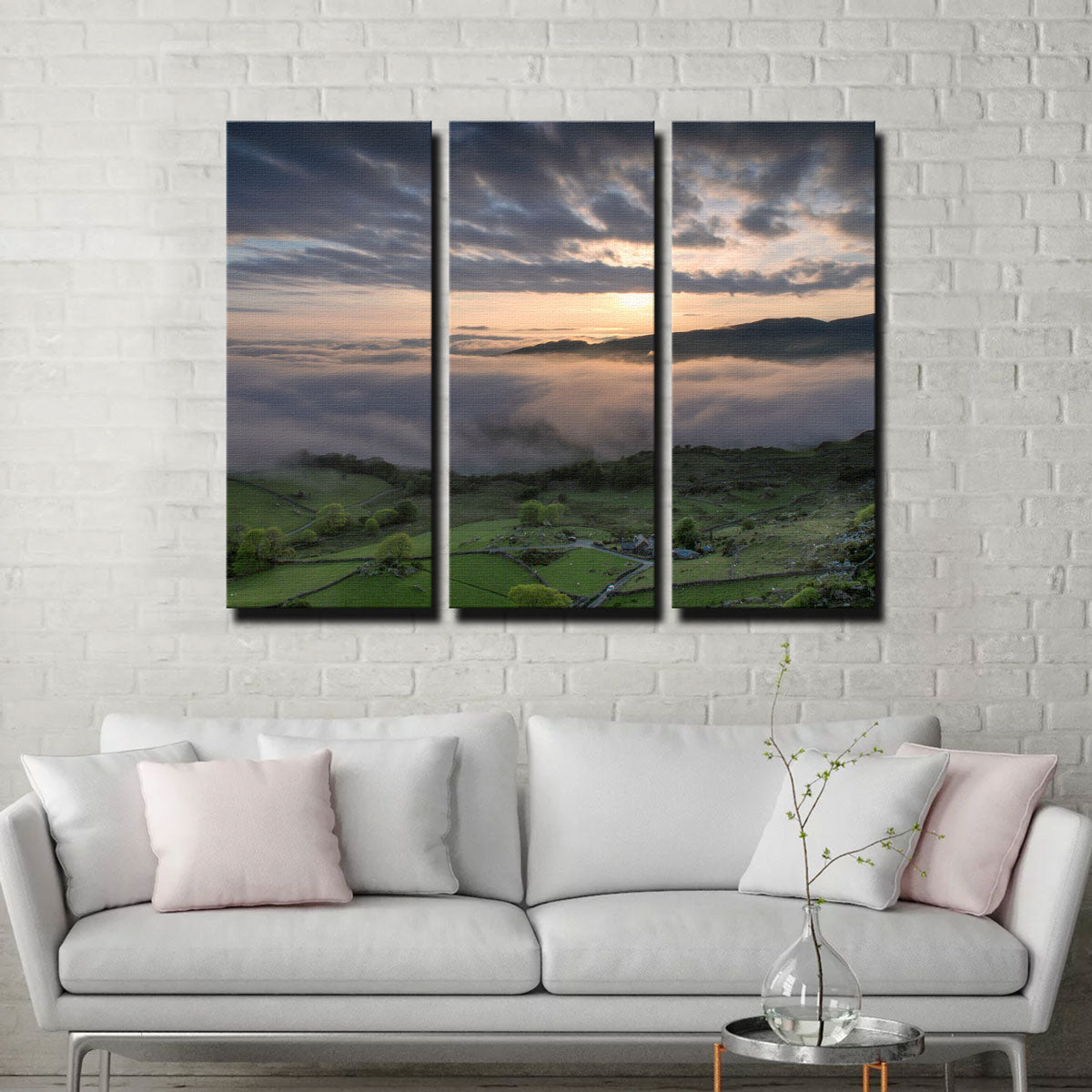 Stunning Fields of Snowdonia Wall Art by Mike Cotton