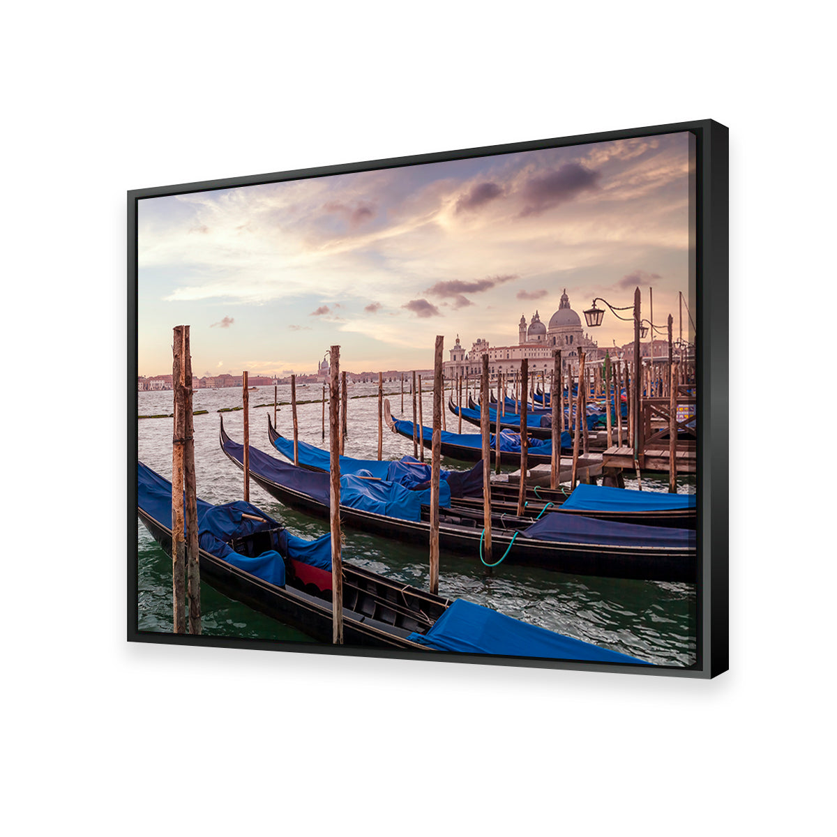 Exquisite Venice Gondolas & Santa Maria Della Salute Wall Art by Melanie Viola