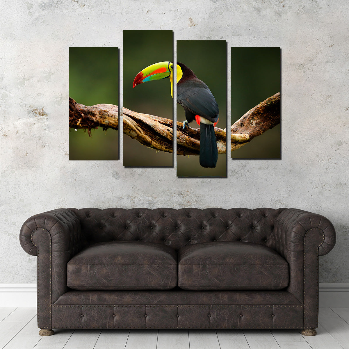 Exquisite Keel - billed Toucan Wall Art for Stunning Home Decor