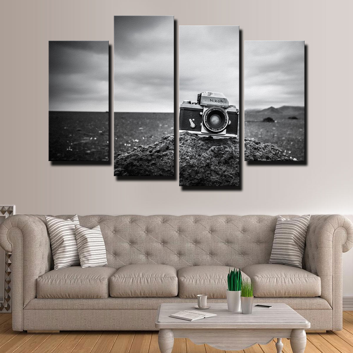 Stunning Vintage Iceland Wall Art by Dennis Maida