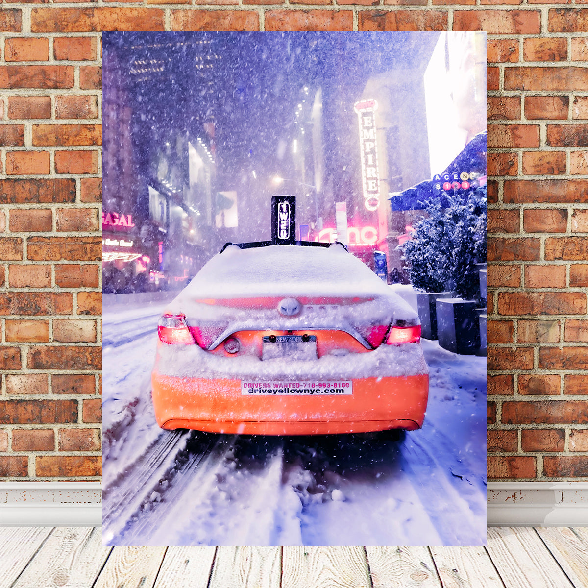 Stunning Manhattan Snow Storm Wall Art by Charity Dos Santos