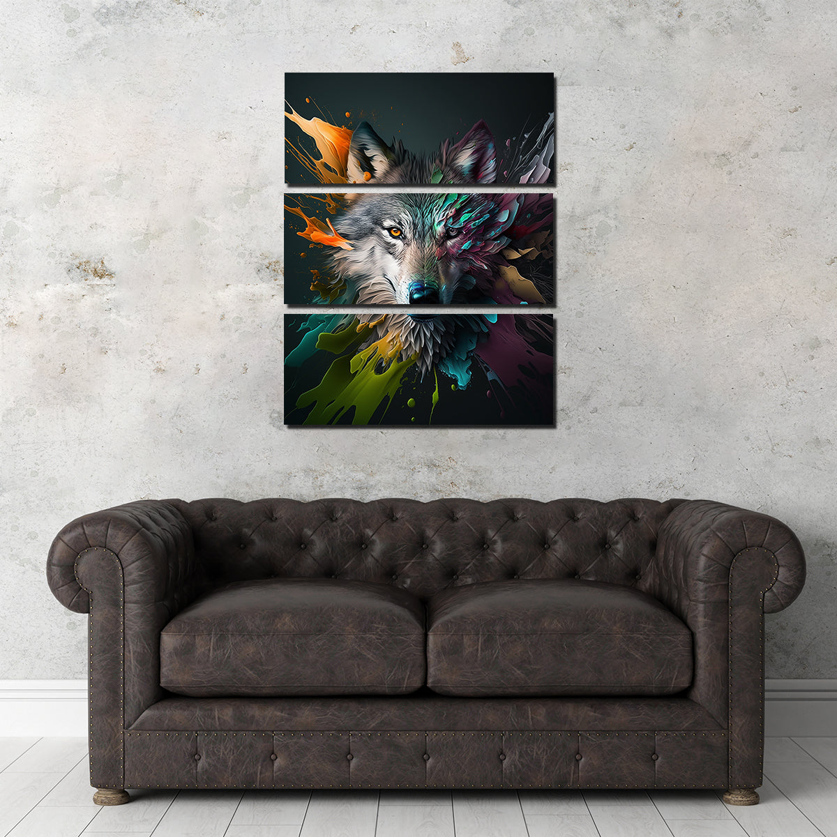 Stunning Wolf Portrait Wall Art by Jennifer Hotai