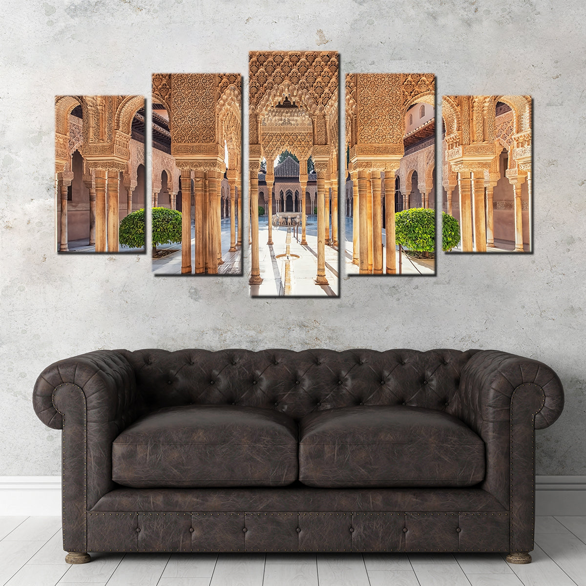 Enchanting Sunlight in the Alhambra Wall Art - Captivating Decor Piece
