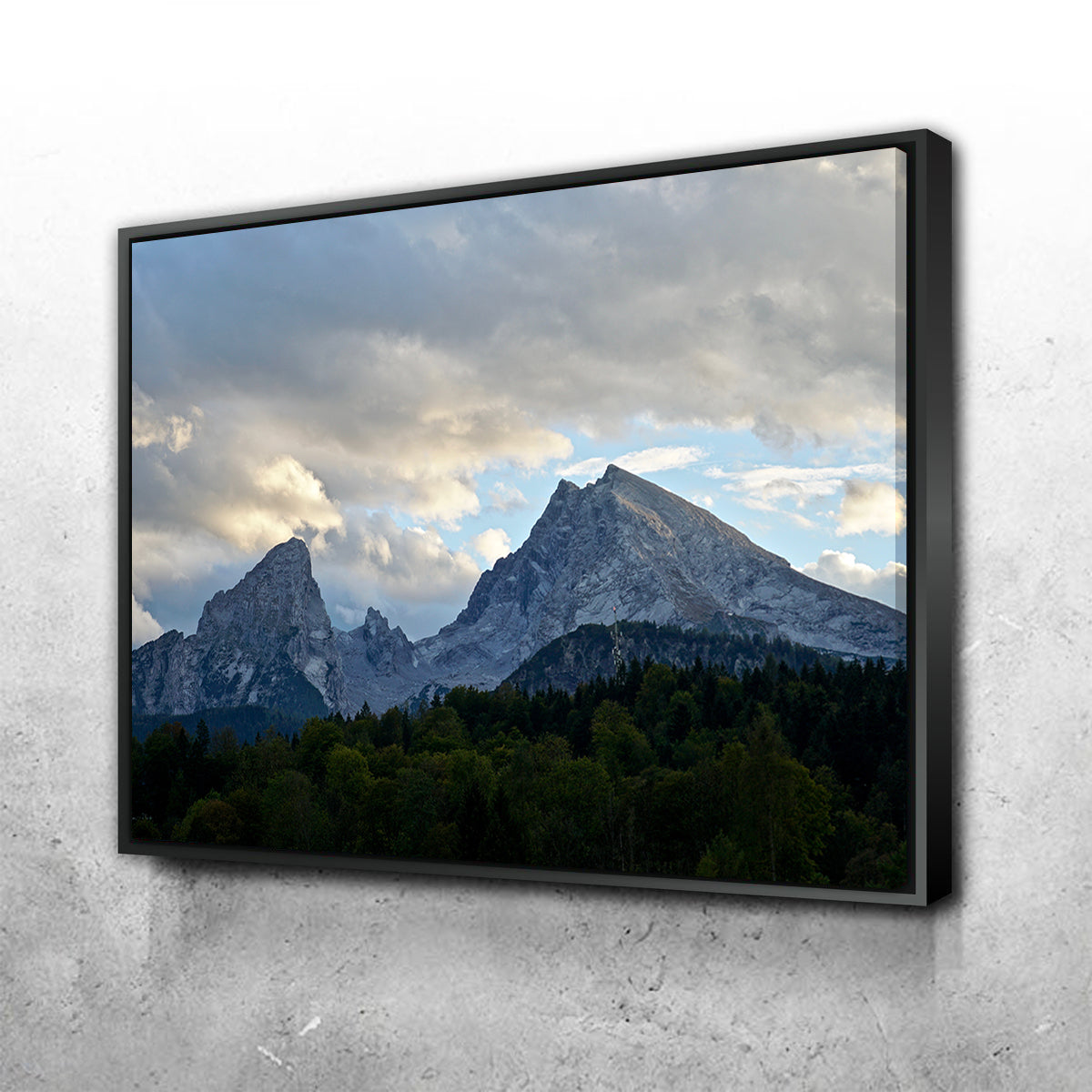 Stunning Watzmann Mountain Wall Art by David Campbell