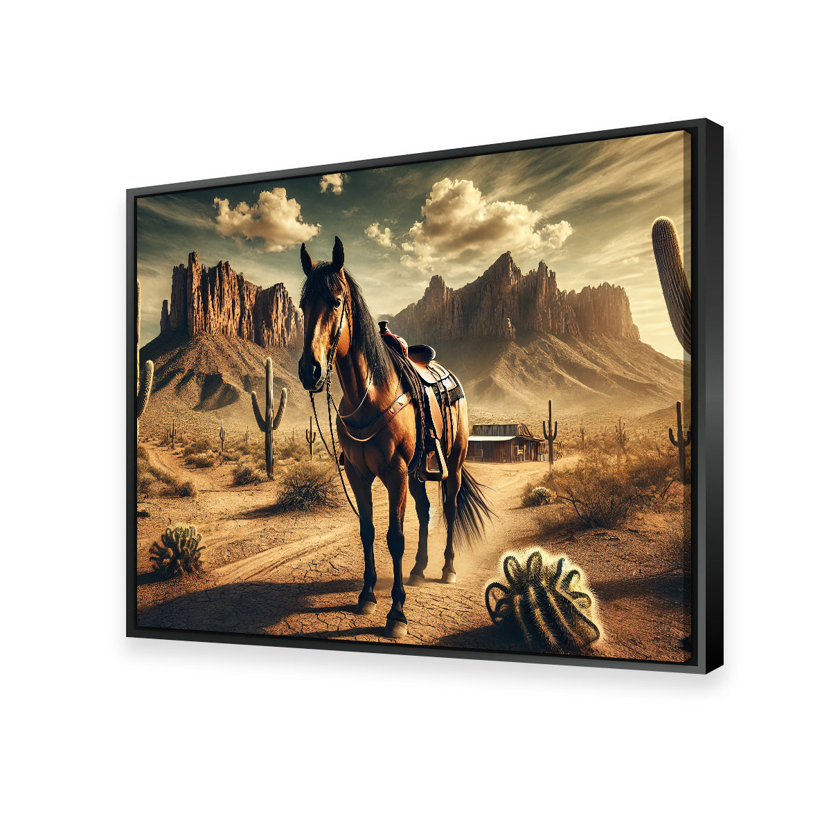 Exquisite Wild West Quarter Horse Wall Art for Stunning Decor