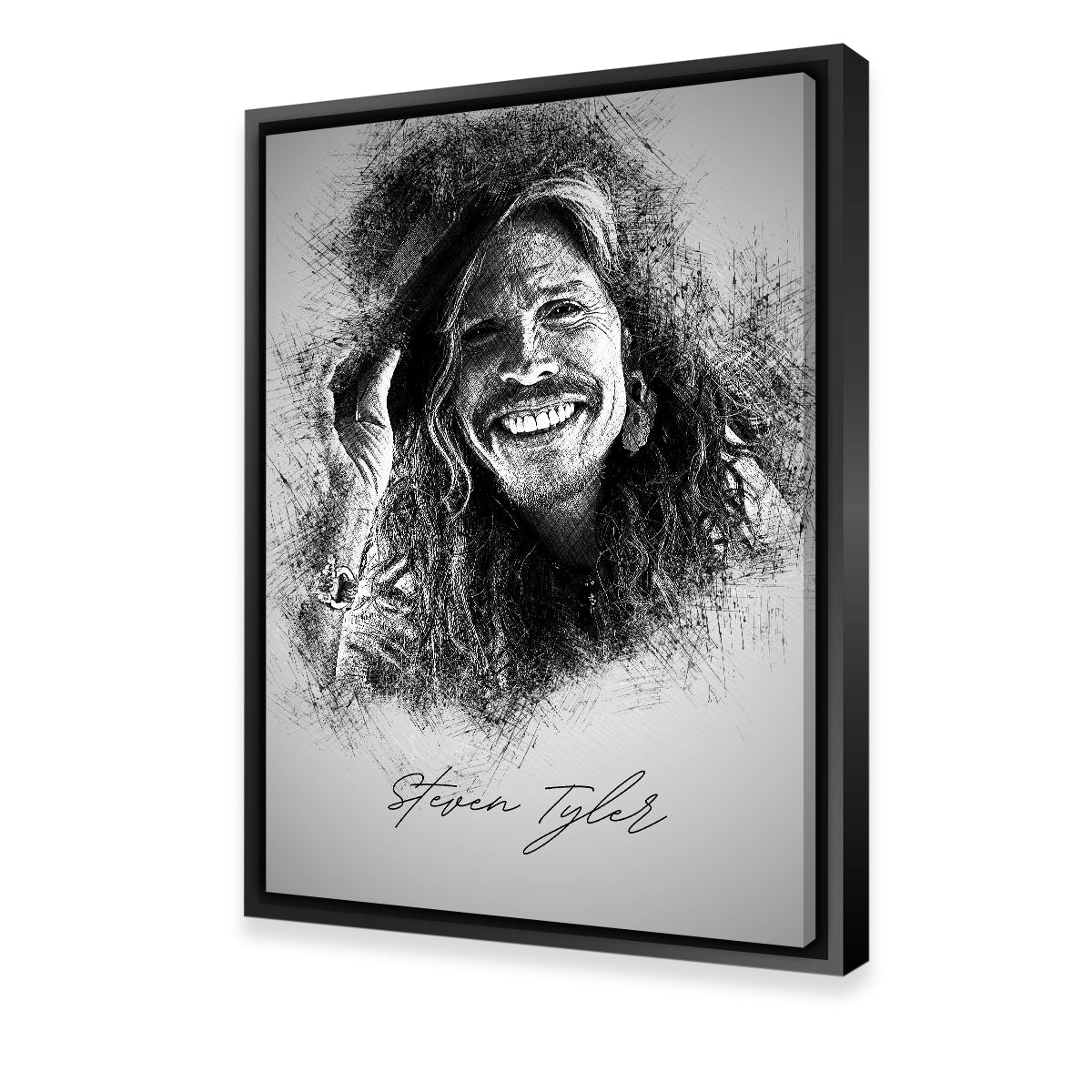 Stunning Steven Tyler Wall Art - Museum Quality Canvas Print