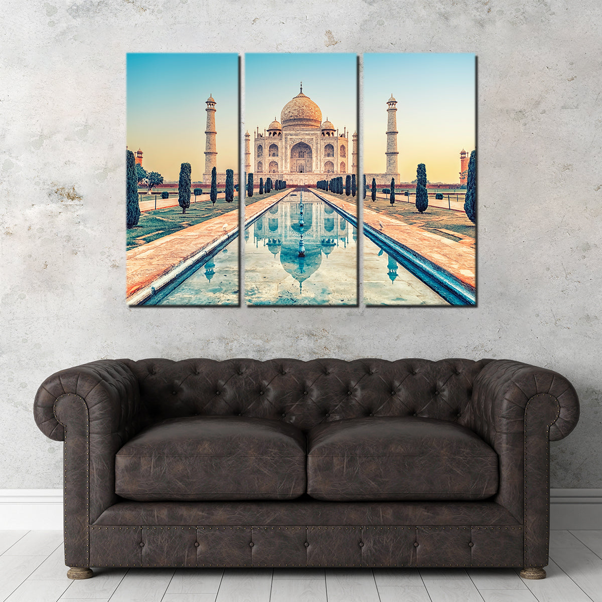 Exquisite Taj Mahal Mausoleum Wall Art by Manjik Pictures