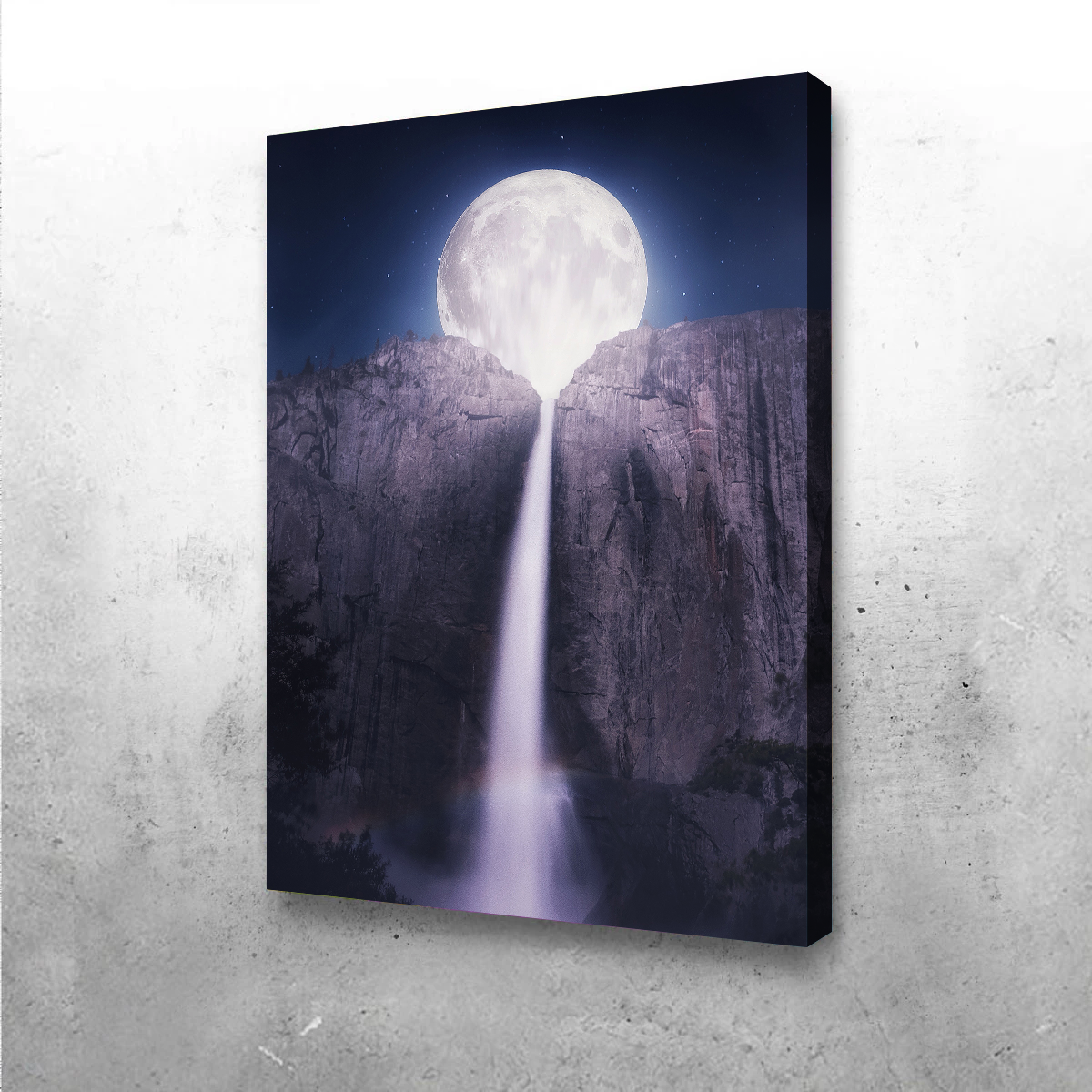 Stunning Moonfall Wall Art by Ibrahim Saifee