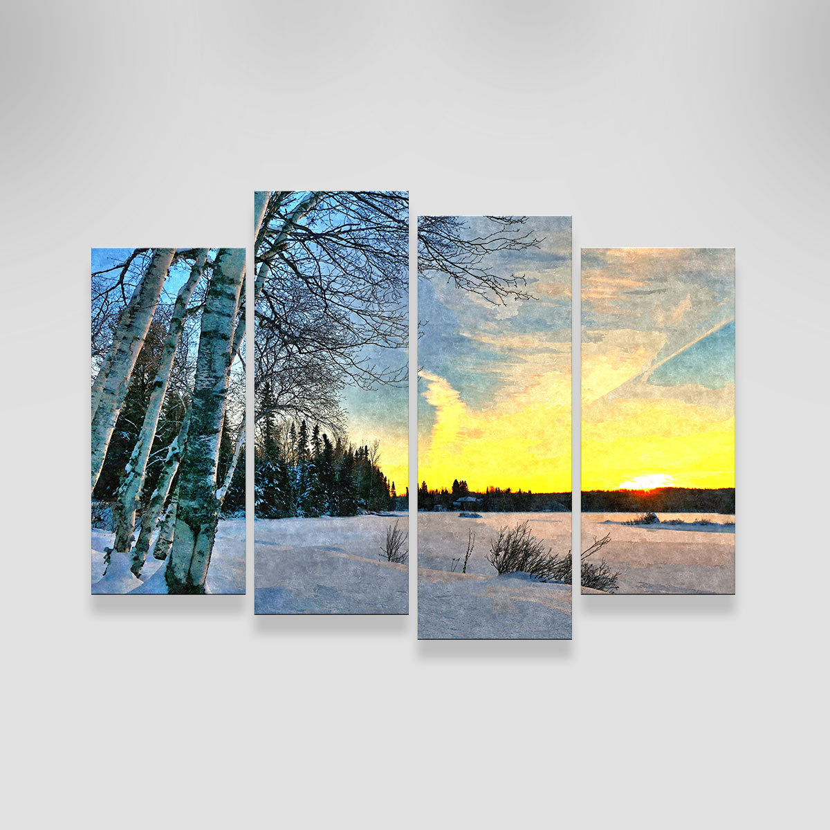 Denise Dundon's End Of A Winter's Day Stunning Wall Art