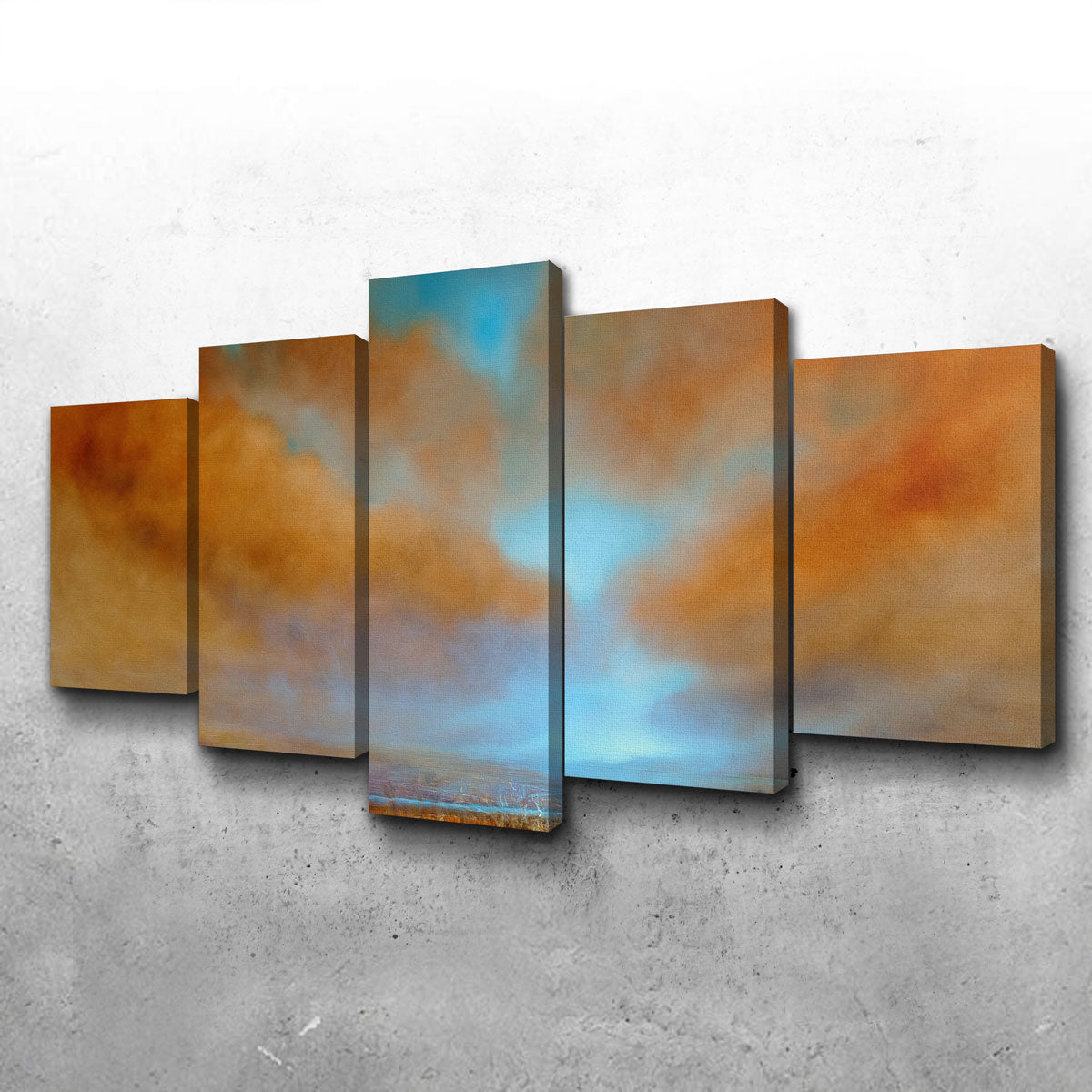 Farben Des Lichts Wall Art - Stunning Sustainable Pine Wood Framed Canvas Prints