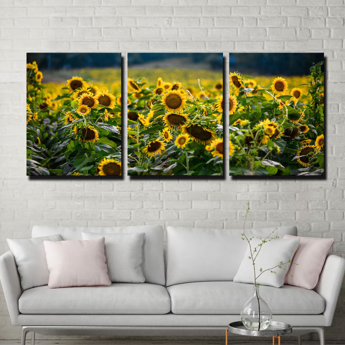 Stunning Sunflower Field Wall Art by Lucas Moore