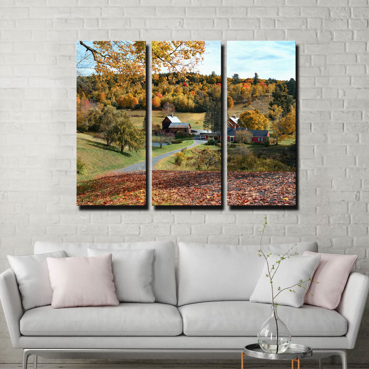 Exquisite Woodstock Farmstead Wall Art by Shaun Mayer