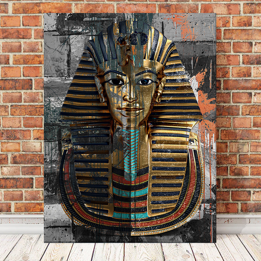 Exquisite King Tut Wall Art - Ideal for Home Decor