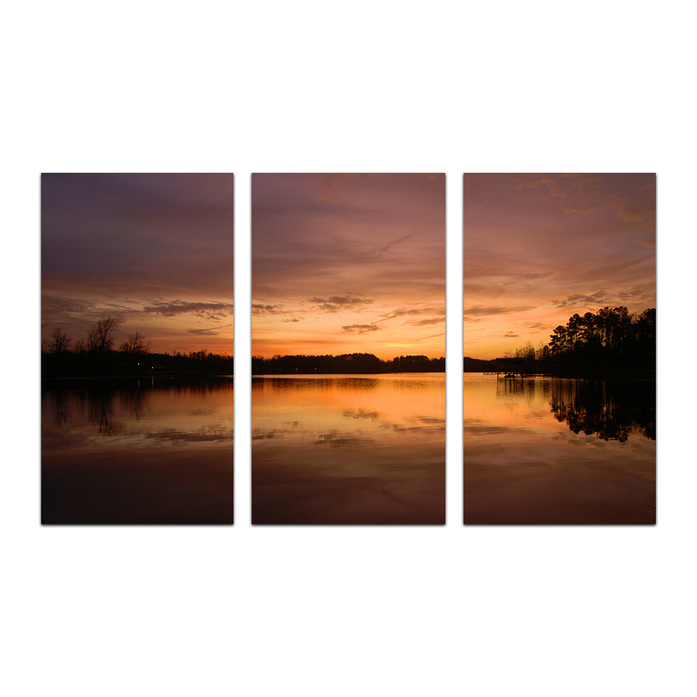 Stunning Lake Weiss Sunrise Wall Art for Home Decor