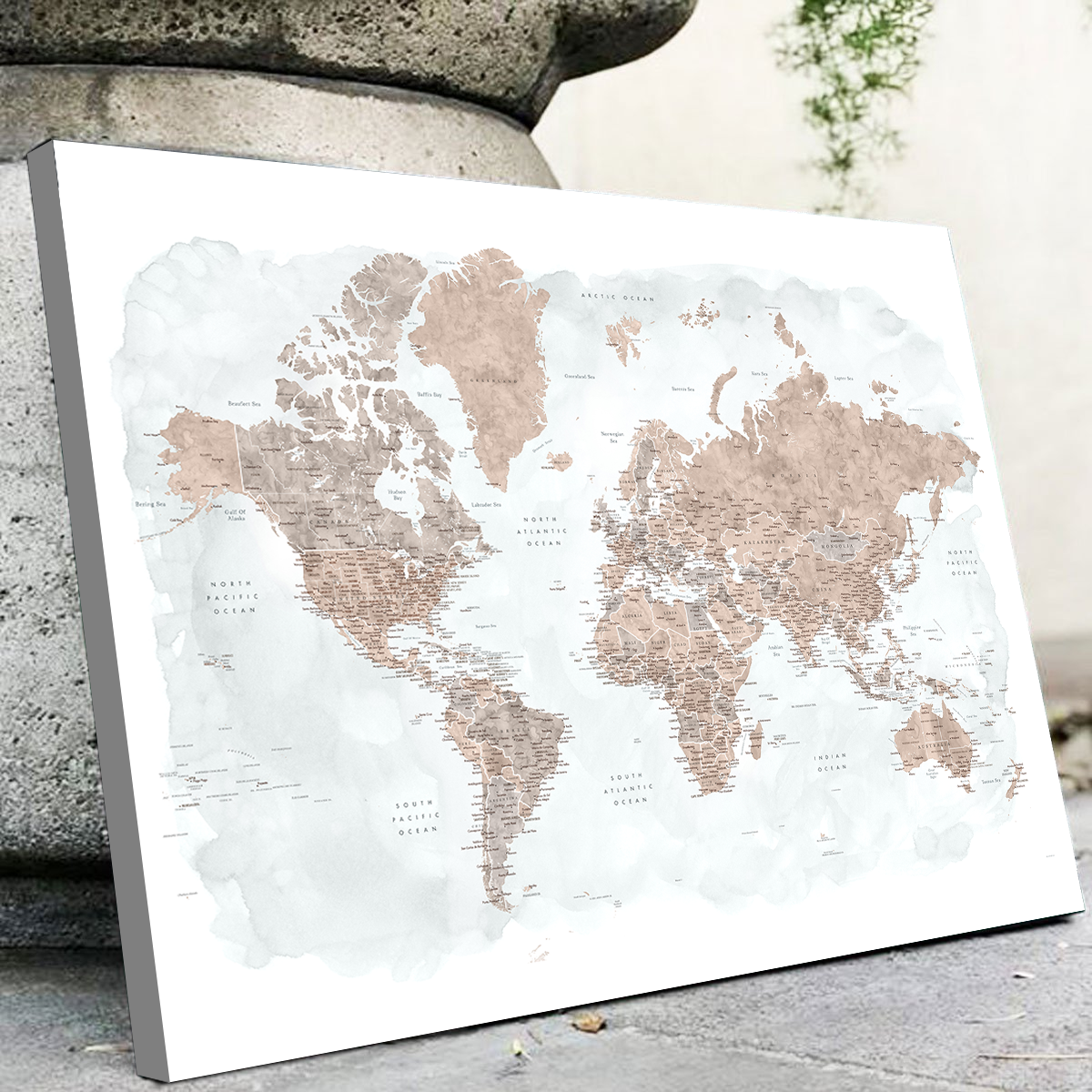 Exquisite World Map 23 Wall Art for Stunning Decor