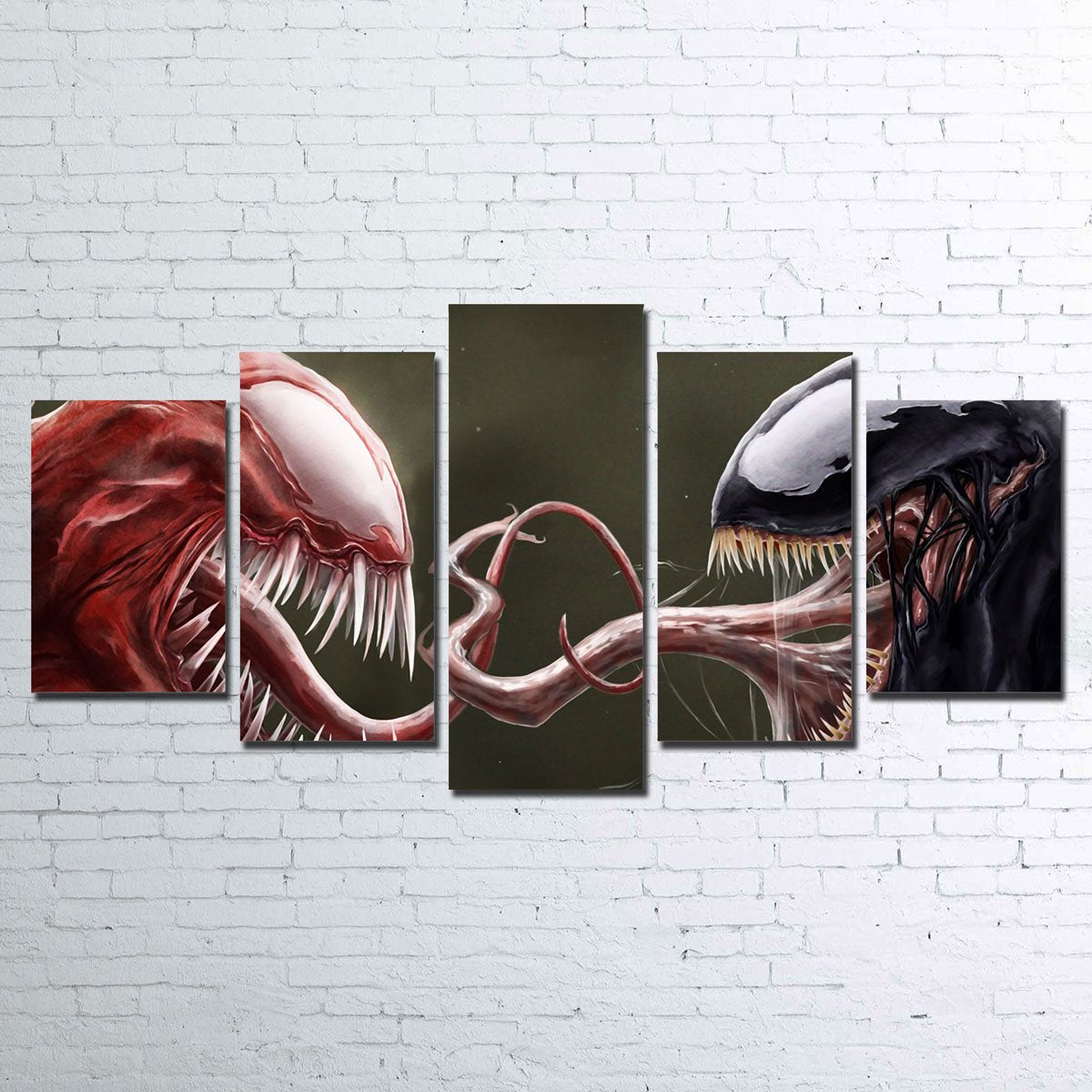 Epic Venom vs. Carnage Wall Art for Comic Fans