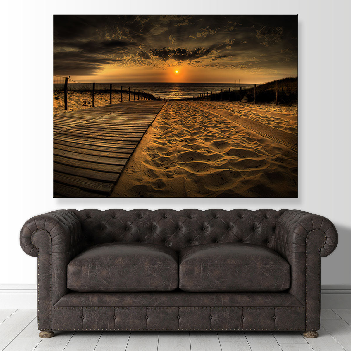 Gorgeous Sunset Beach Wall Art for Stunning Home Decor
