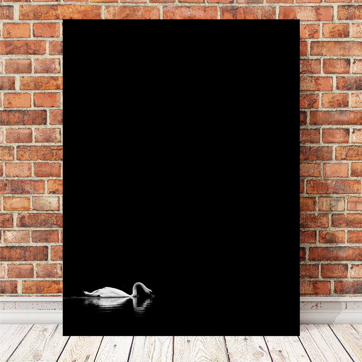 Exquisite Swan Lake 2 Wall Art by Dennis Maida