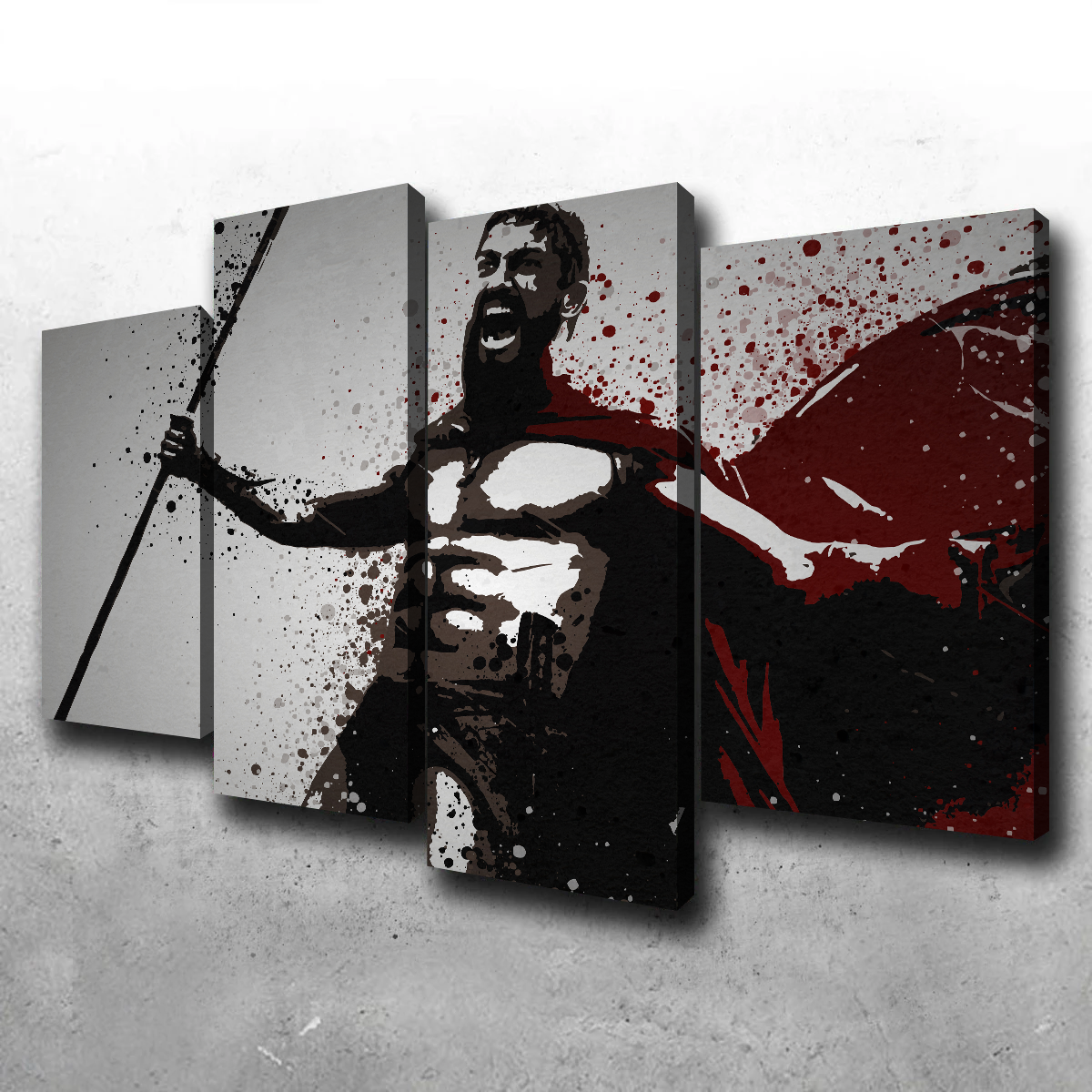This is Sparta Stunning Wall Art by TM Creative Design