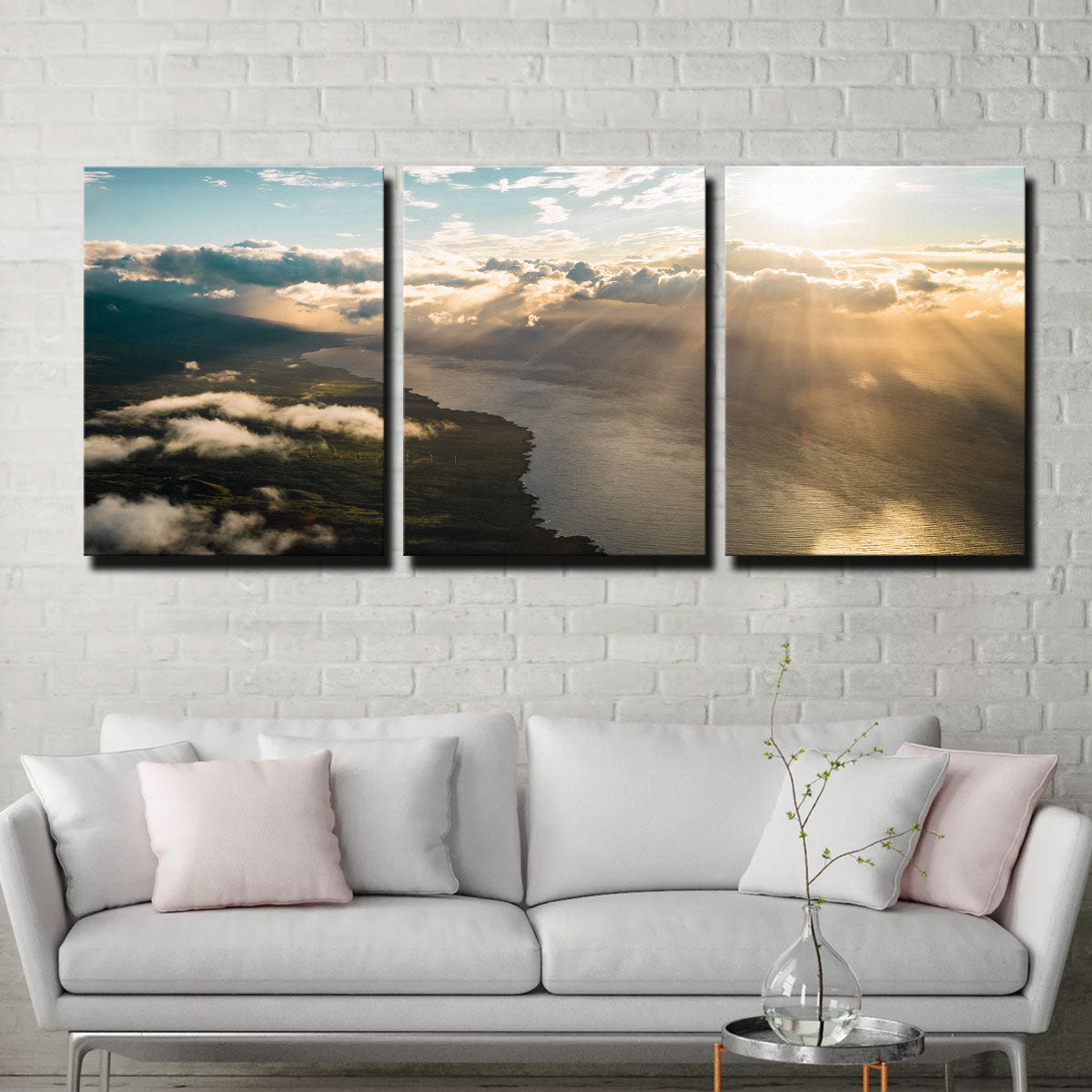 Breathtaking Maui From Above Wall Art by Lucas Moore