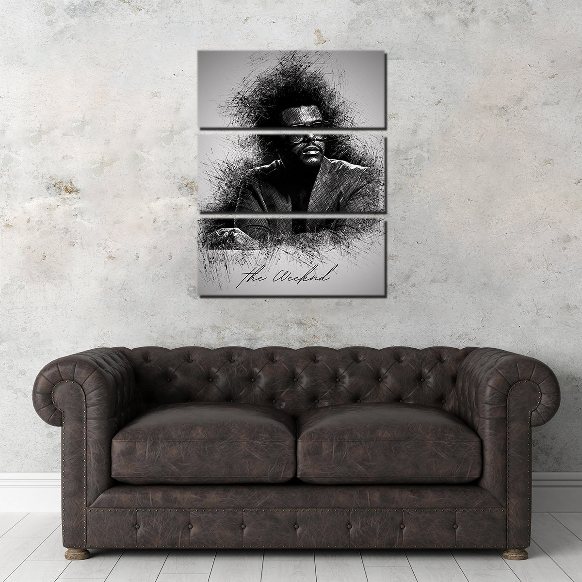 Stylish The Weeknd Shades Wall Art for Trendy Decor
