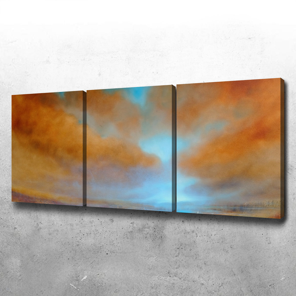 Farben Des Lichts Wall Art - Stunning Sustainable Pine Wood Framed Canvas Prints